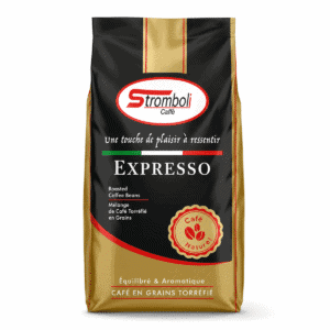 Café en grain Expresso Gold Stromboli Caffè – café premium pour hôtels et établissements au Maroc